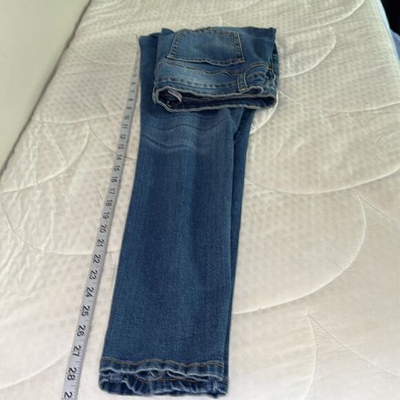 Encore Jeans Women's destructed high rise stretch skinny jeans. Size 11 - Picture 14 of 16
